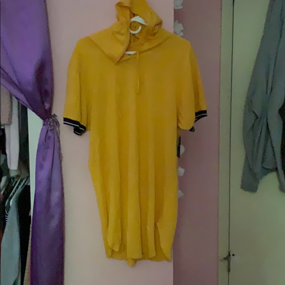 Yellow Hoodie Sundress